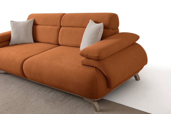 Atelier Del Sofa Sofá de 3 plazas Rojo azulejo